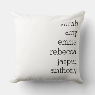 Almohada Personalizada con Apellido Familiar, Pers