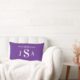 Almohada personalizada con borde de lazo adorable