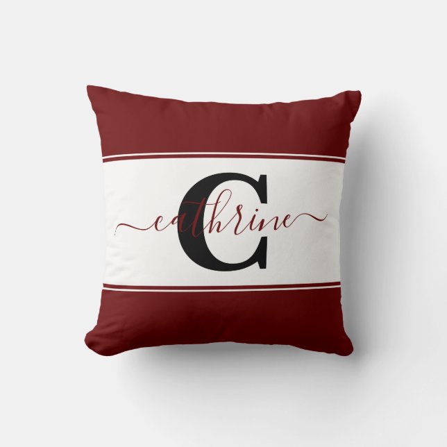 Almohada personalizada con diseño de bloques de co (Anverso)