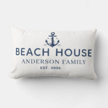 Almohada personalizada con el apellido de la famil