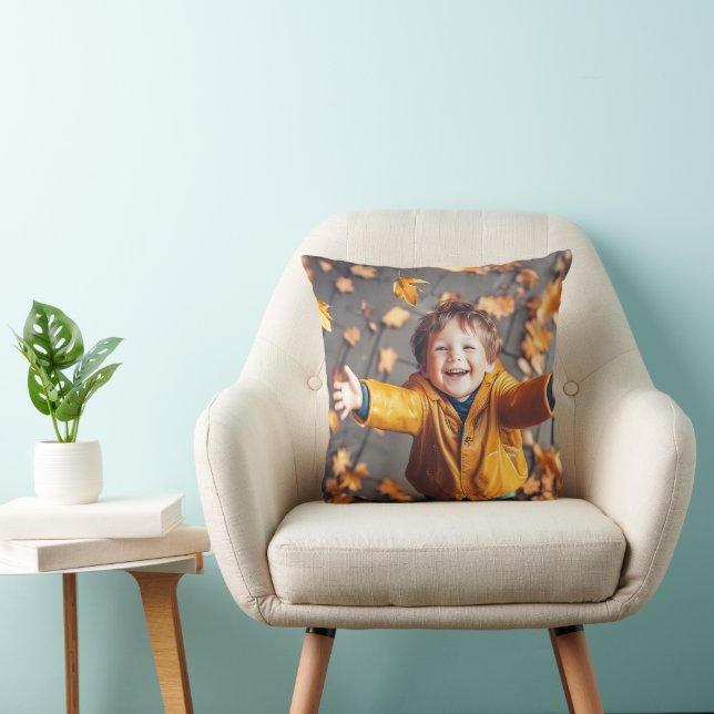 Almohada personalizada con foto de bebé (Silla)