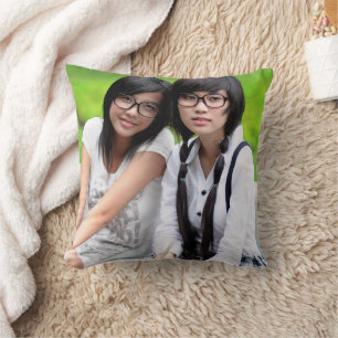 Almohada personalizada con foto de mejores amigos