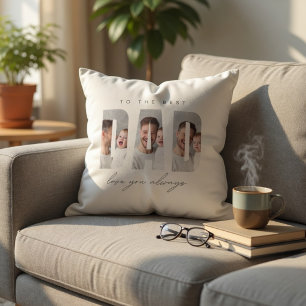 Almohada Personalizada con Foto de Papá   El Mejor