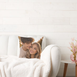 Almohada personalizada con foto de pareja