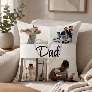 Almohada personalizada con foto para el Día del Pa