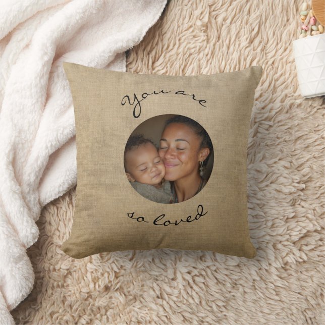 Almohada Personalizada con Foto 'Te Aman' (Manta)