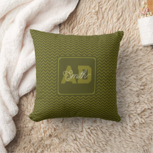 Almohada personalizada con inicial chic para cumpl
