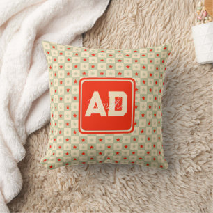 Almohada Personalizada con Iniciales Adorables par