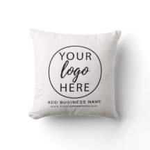 Almohada personalizada con logotipo de empresa