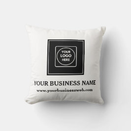 Almohada personalizada con logotipo de empresa par