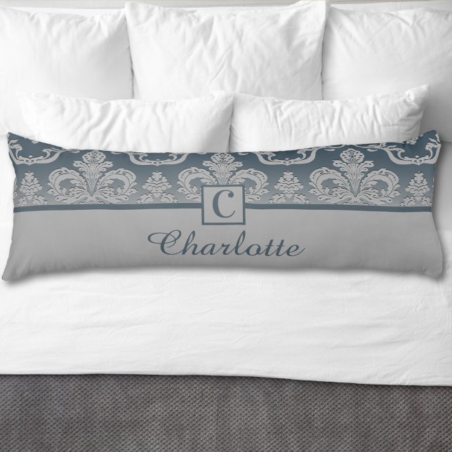 Almohada Personalizada con Monograma de Damasco Gr (Subido por el creador)