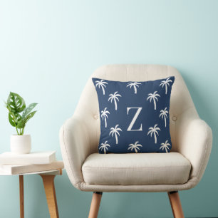 Almohada Personalizada con Monograma de Palma de l