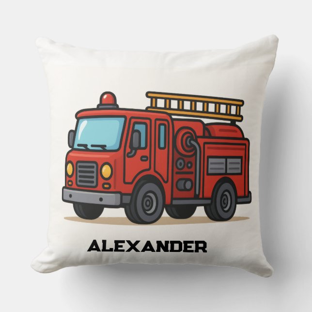 Almohada personalizada con nombre de camión de bom (Anverso)