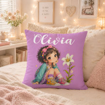 Almohada Personalizada Con Nombre De Niña Regalo L