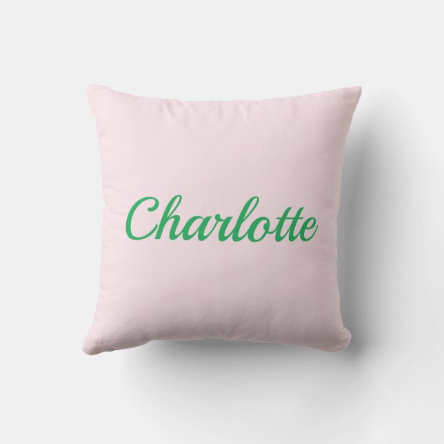 Almohada Personalizada con Nombre de Palm Beach Pr (Reverso)