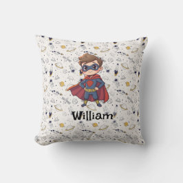 Almohada Personalizada con Nombre de Superhéroe - 