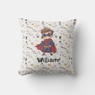 Almohada Personalizada con Nombre de Superhéroe -