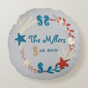 almohada personalizada con nombre y fecha de boda