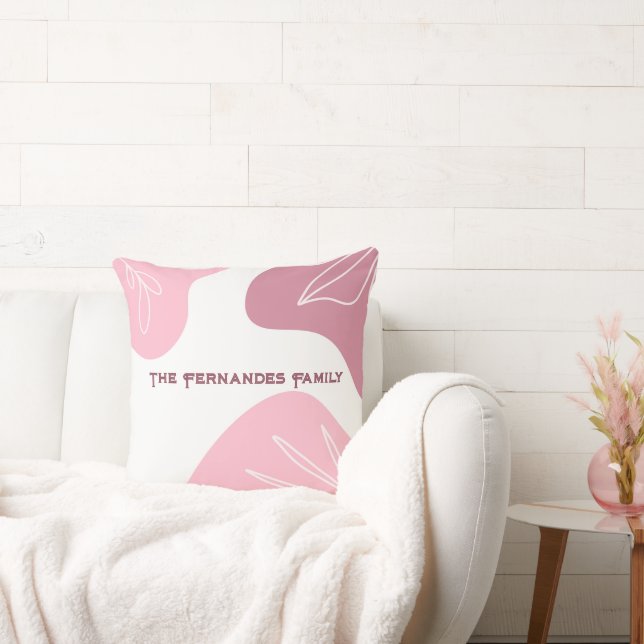 Almohada personalizada con patrón minimalista (Sofá)