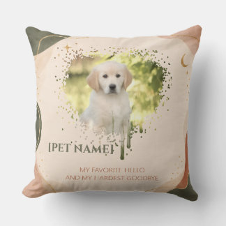 Almohada personalizada con retrato de mascota
