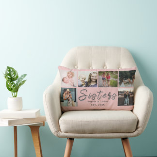 Almohada Personalizada de 6 Fotos – Hermanas por S