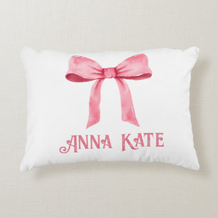Almohada personalizada de acento de arco de coquet