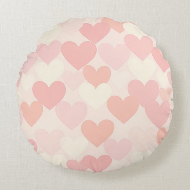 Almohada Personalizada de Amor – Corazón Romántico (Anverso)