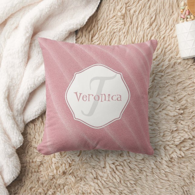 Almohada personalizada de arena rosa (Manta)