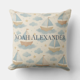 Almohada Personalizada de Barco de Vela para Nurse