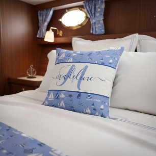Almohada personalizada de barcos