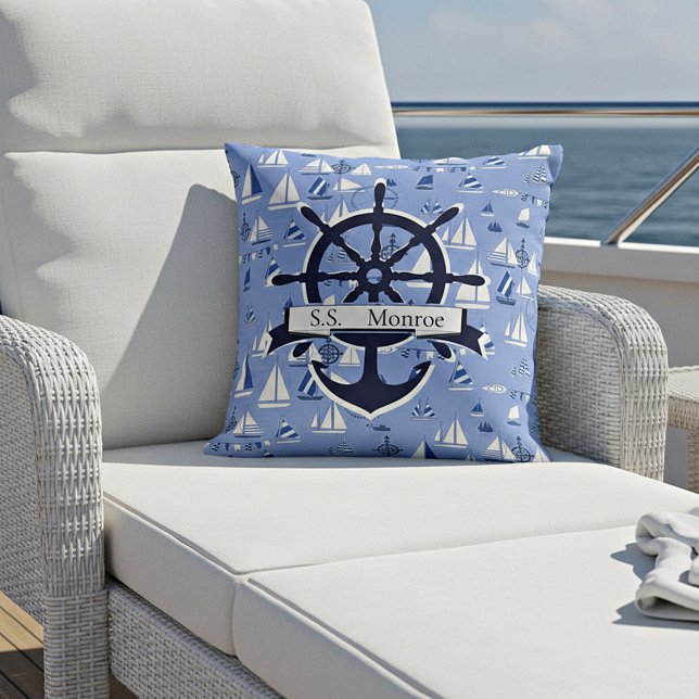 Almohada personalizada de barcos (Subido por el creador)