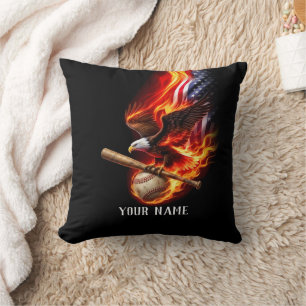 Almohada personalizada de béisbol American Eagle