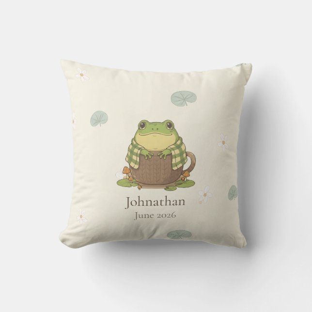 Almohada Personalizada de Bosque para Conocer a Zo (Anverso)