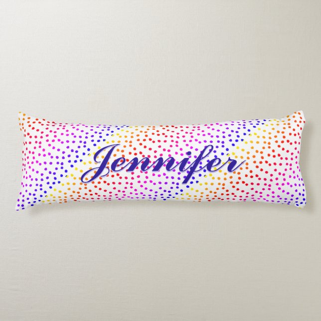 Almohada personalizada de cuerpo con motivos de co (Anverso)
