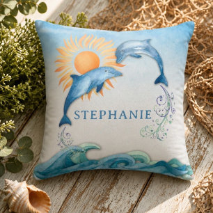 Almohada personalizada de delfín