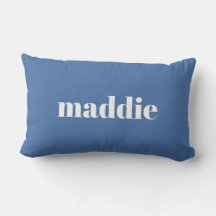 almohada personalizada de dormitorio con nombre