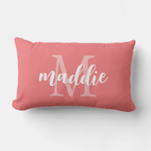 almohada personalizada de dormitorio con nombre