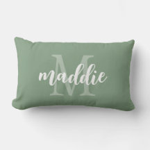 almohada personalizada de dormitorio con nombre