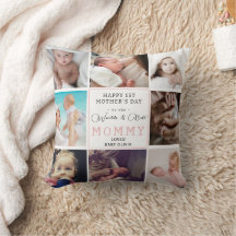 Almohada Personalizada de Foto para el Primer Día 