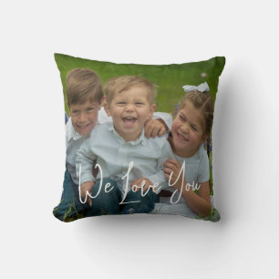 Almohada Personalizada de Fotos Familiares Te Amam