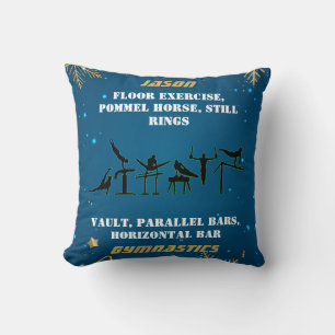 Almohada personalizada de gimnasia de invierno par