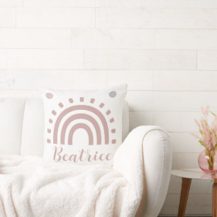 Almohada Personalizada de Guardería Arcoíris Paste