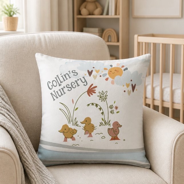 Almohada Personalizada de Guardería Boho (Subido por el creador)