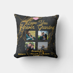 Almohada personalizada de la abuela con niños 2026