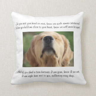 Almohada personalizada de la conmemoración por