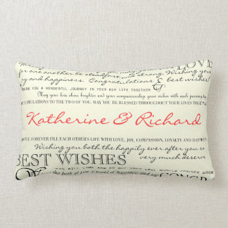 Almohada personalizada de la enhorabuena