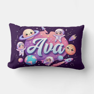 Almohada Personalizada de la Galaxia Espacial Ava