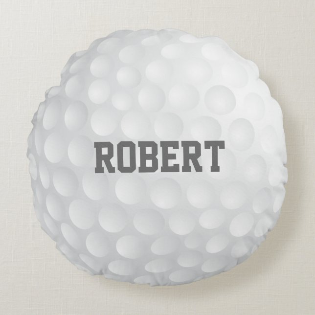 Almohada personalizada de la pelota de golf (Anverso)