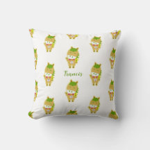 Almohada Personalizada de la Suerte del Año del Ca