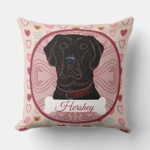 Almohada personalizada de Labrador Retriever de ch